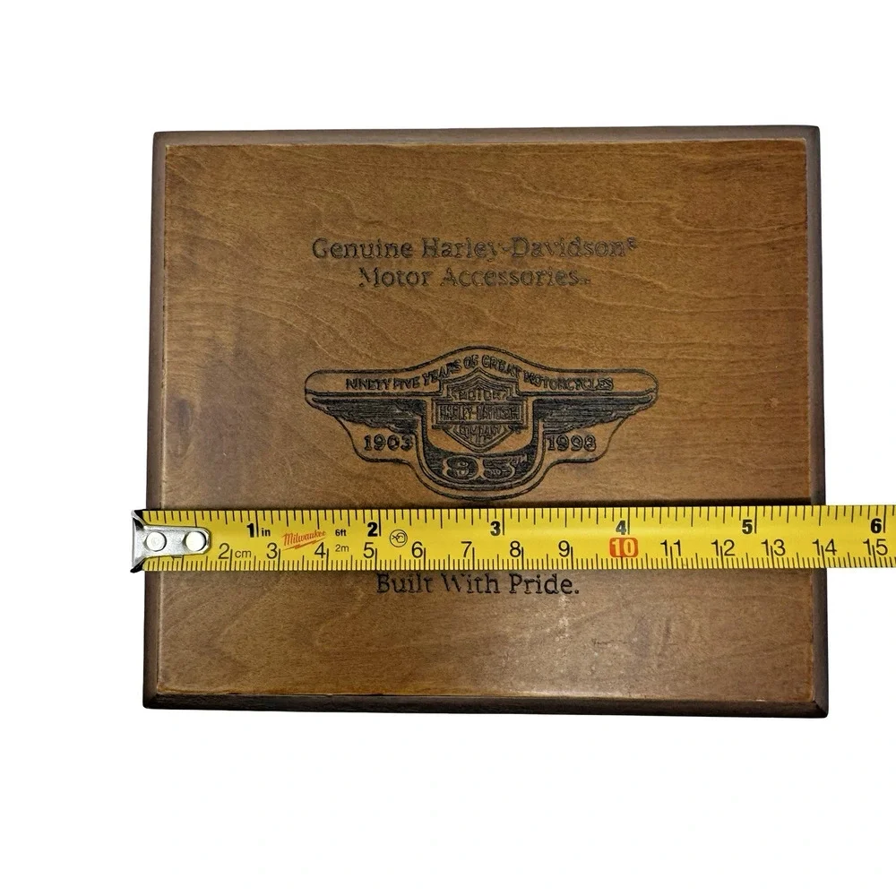 1997 Harley-Davidson 95th Anniversary Belt Buckle with Box Limited Edition EUC